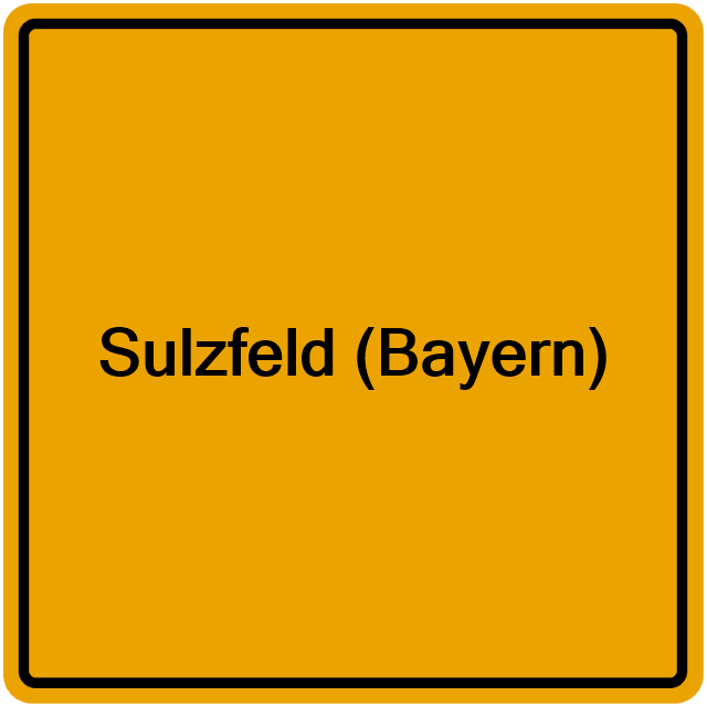 Einwohnermeldeamt24 Sulzfeld (Bayern)